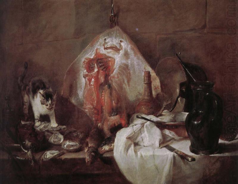 Jean Baptiste Simeon Chardin la raie china oil painting image